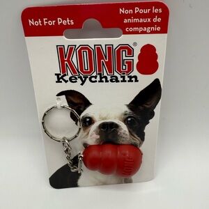 KONG Red Dog Toy Keychain